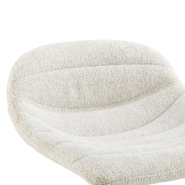 Koa KD Fabric Gaslift Swivel Bar Stool, Posh Ivory