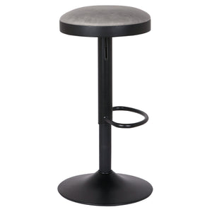 Juno Gaslift Bar Stool In Vintage Mist Gray