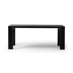 Millie Dining Table - Drifted Matte Black Veneer