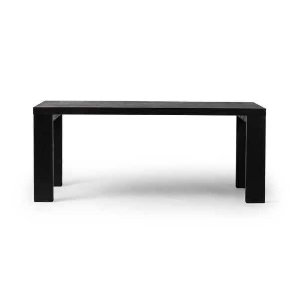 Millie Dining Table - Drifted Matte Black Veneer