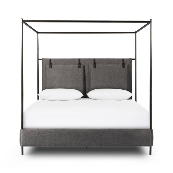 Leigh Canopy King Bed - San Remo Ash