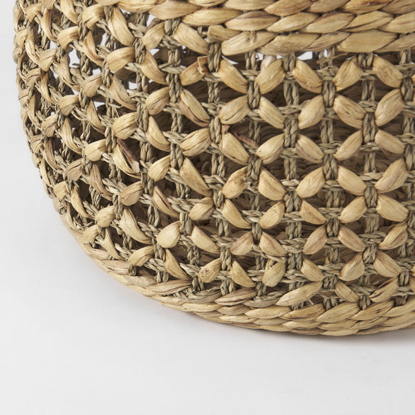 Dakota 15.0L x 15.0W x 11.8H (Set of 3) Medium Brown Seagrass Round Basket