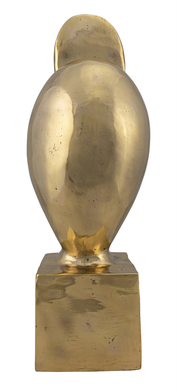 Ripley Metal Alloy Sculpture in Antique Brass Finish