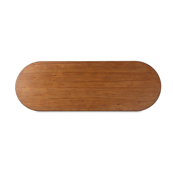 Paden Dining Table - Seasoned Brown Acacia