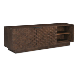 Moe's Easton Media Cabinet Brown Wood