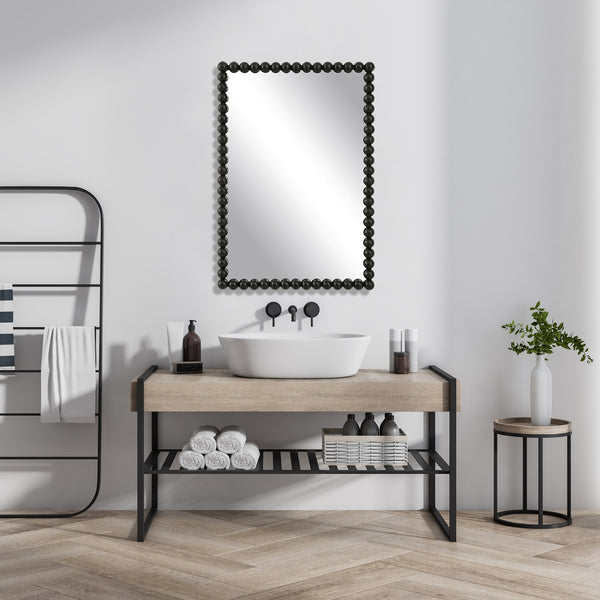 Serna Black Vanity Mirror
