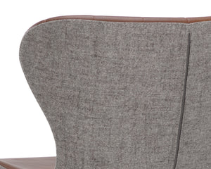 ARABELLA COUNTER STOOL - BRAVO COGNAC / NOVEMBER GREY