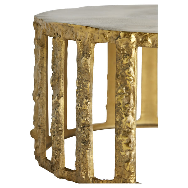 Lucila Gilded Flat Cffe T in Gold