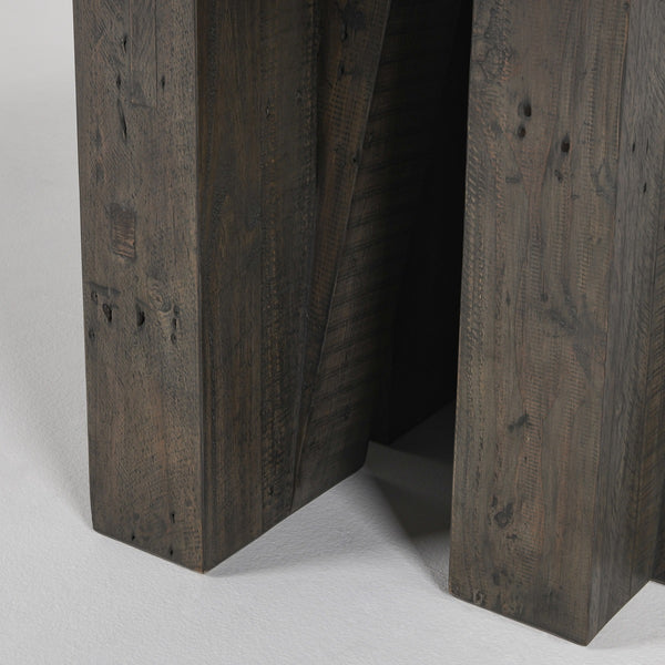 Simone Solid Wood Dining Table with Concrete Top