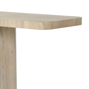 Esmi Console Table - Bleached Spalted Primavera
