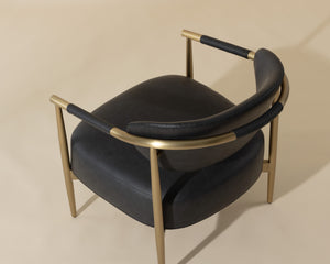 HELOISE LOUNGE CHAIR - BRAVO BLACK
