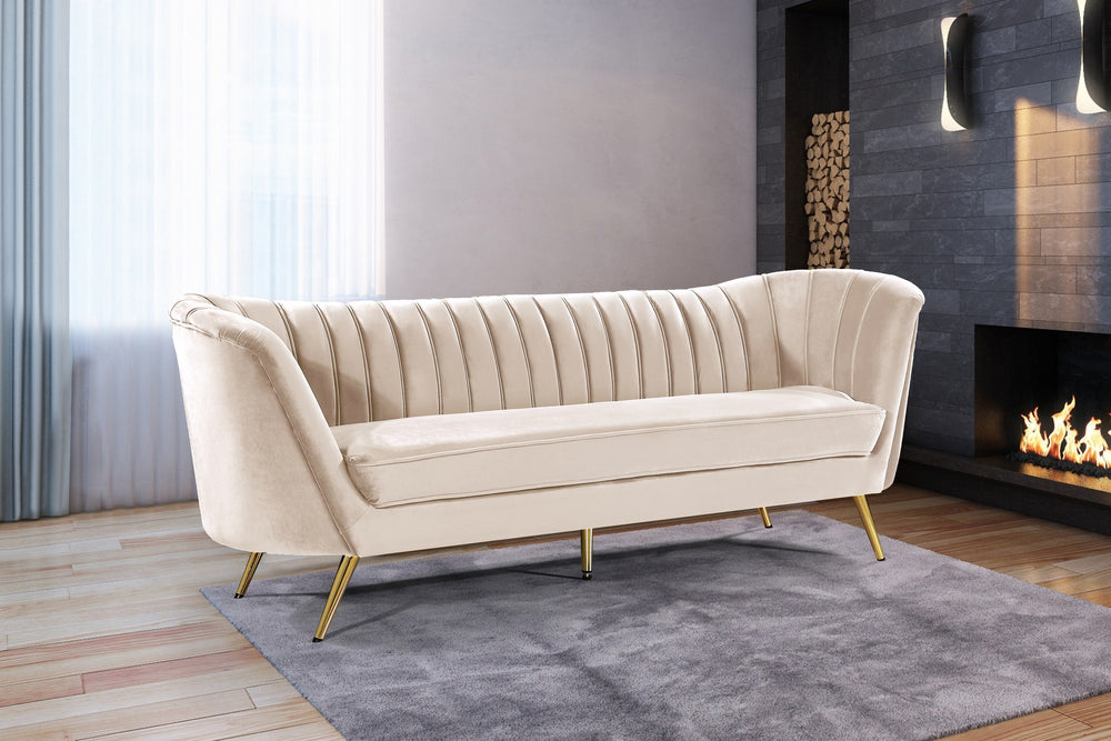 Josefina Sofa In Cream Velvet