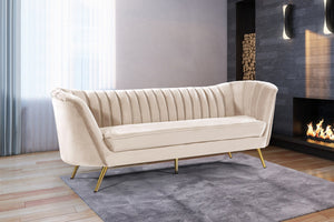 Josefina Sofa In Cream Velvet