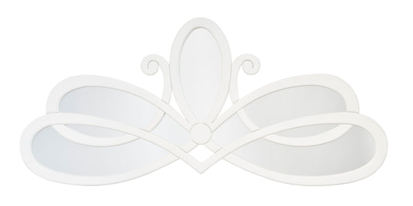 Scroll Mirror, White