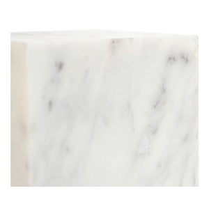 Moe's Cora Banswara Marble Cube Accent