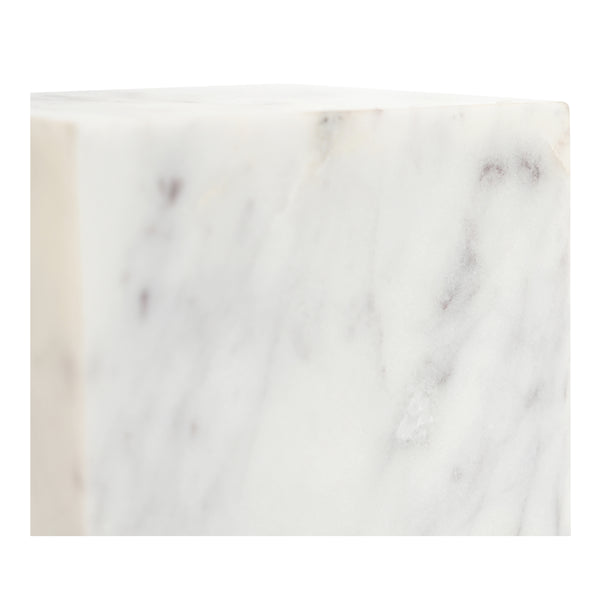 Moe's Cora Banswara Marble Cube Accent