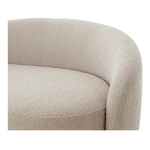 Moe's Excelsior Sofa in Shiitake Beige Boucle