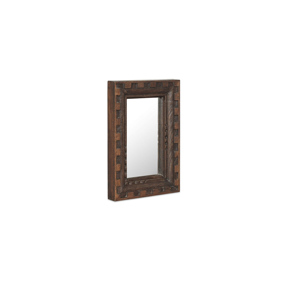 Moe's Holland Small Brown Mirror with Mango Wood