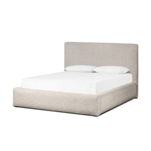 Quincy Queen Bed - Plushtone Linen