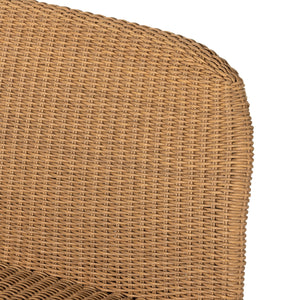 Portia Outdoor Dining Bench In 50" In Natural