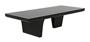 Ward Coffee Table, Hand Rubbed Black