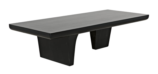 Ward Coffee Table, Hand Rubbed Black