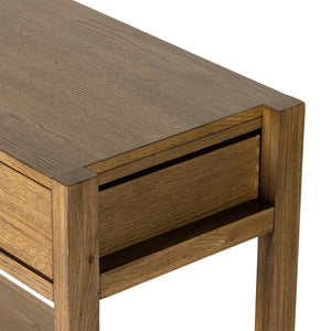 Meadow Console Table In Tawny Oak