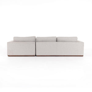 Colt 2 Pc Sectional Raf Chaise in Aldred Silver