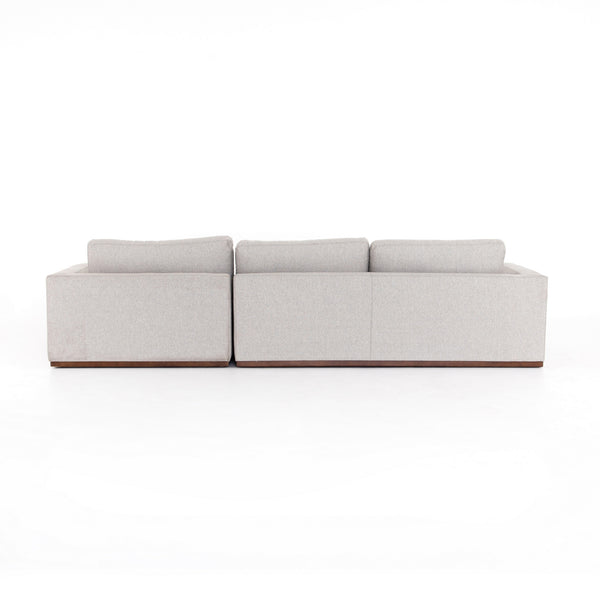Colt 2 Pc Sectional Raf Chaise in Aldred Silver