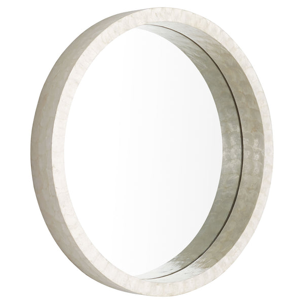 Triton Round Mirror|Wh-Lg