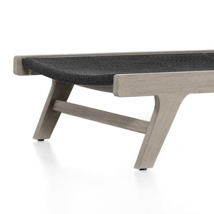 Julian Outdoor Chaise Lounge In Grey