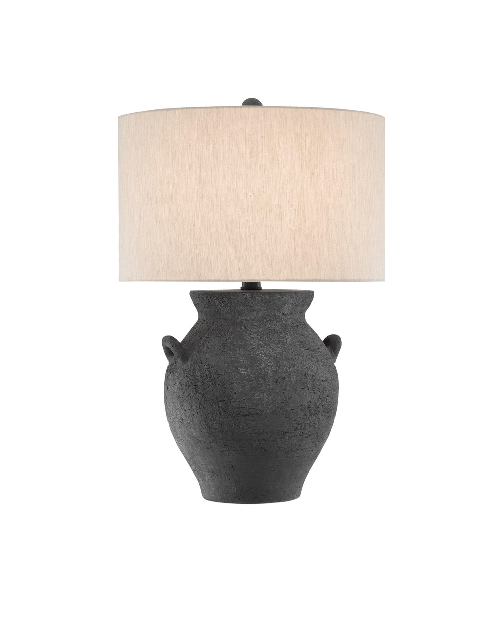 Anza Table Lamp In Black Ash & Satin Black