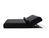 Bondi Lounger in charcoal sunbrella fabric and black frame