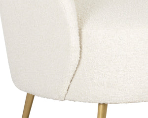 CLEA LOUNGE CHAIR - ALTRO WHITE