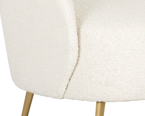 CLEA LOUNGE CHAIR - ALTRO WHITE
