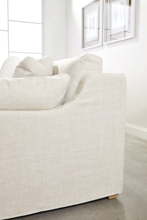 Lena Modular Slipcover 2-Seat Right Slope Arm Sofa