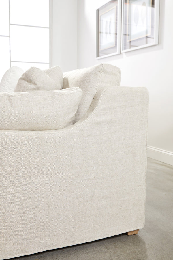 Lena Modular Slipcover 2-Seat Right Slope Arm Sofa