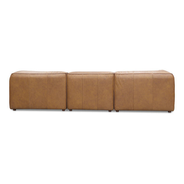 Moe's Form Signature Modular Sectional in Tan Leather
