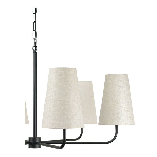 Moe's Mathis Chandelier with Black Frame