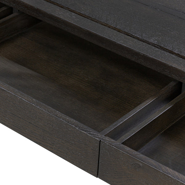 Henry Desk - Charcoal Oak Thick Veneer