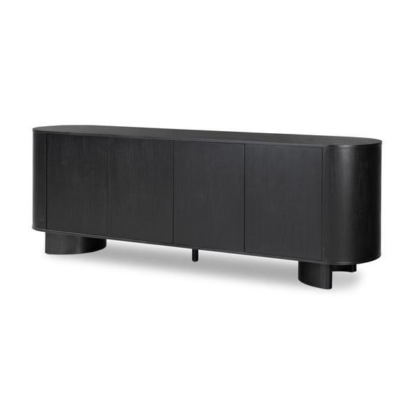 Paden Sideboard - Aged Black Acacia