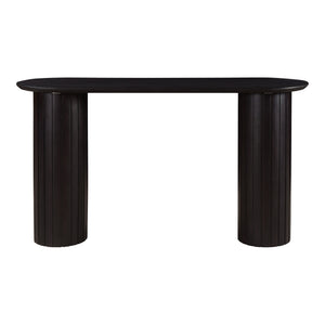Moe's Povera Console Table Black Acacia Wood