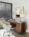 Lunas Executive Desk In Caramel Guanacaste