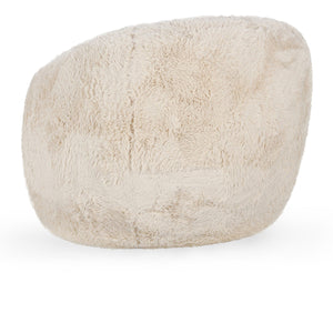 Adley Plush Swivel Chair in Sand or Vanilla