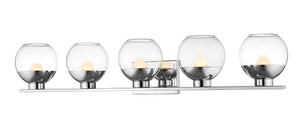 Osono 5 Light Vanity in Chrome  Finish