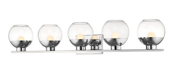 Osono 5 Light Vanity in Chrome  Finish
