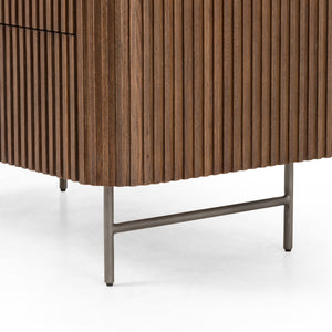 Fletcher Large Nightstand In Terra Brown