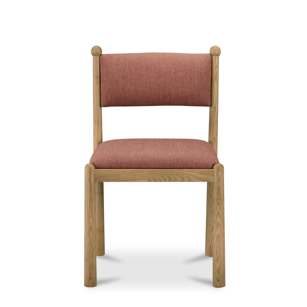 Moe's Villetta Dining Chair Set of 2 in Deep Pink