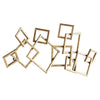 Soft Symphony Wall Decor | Antique Brass