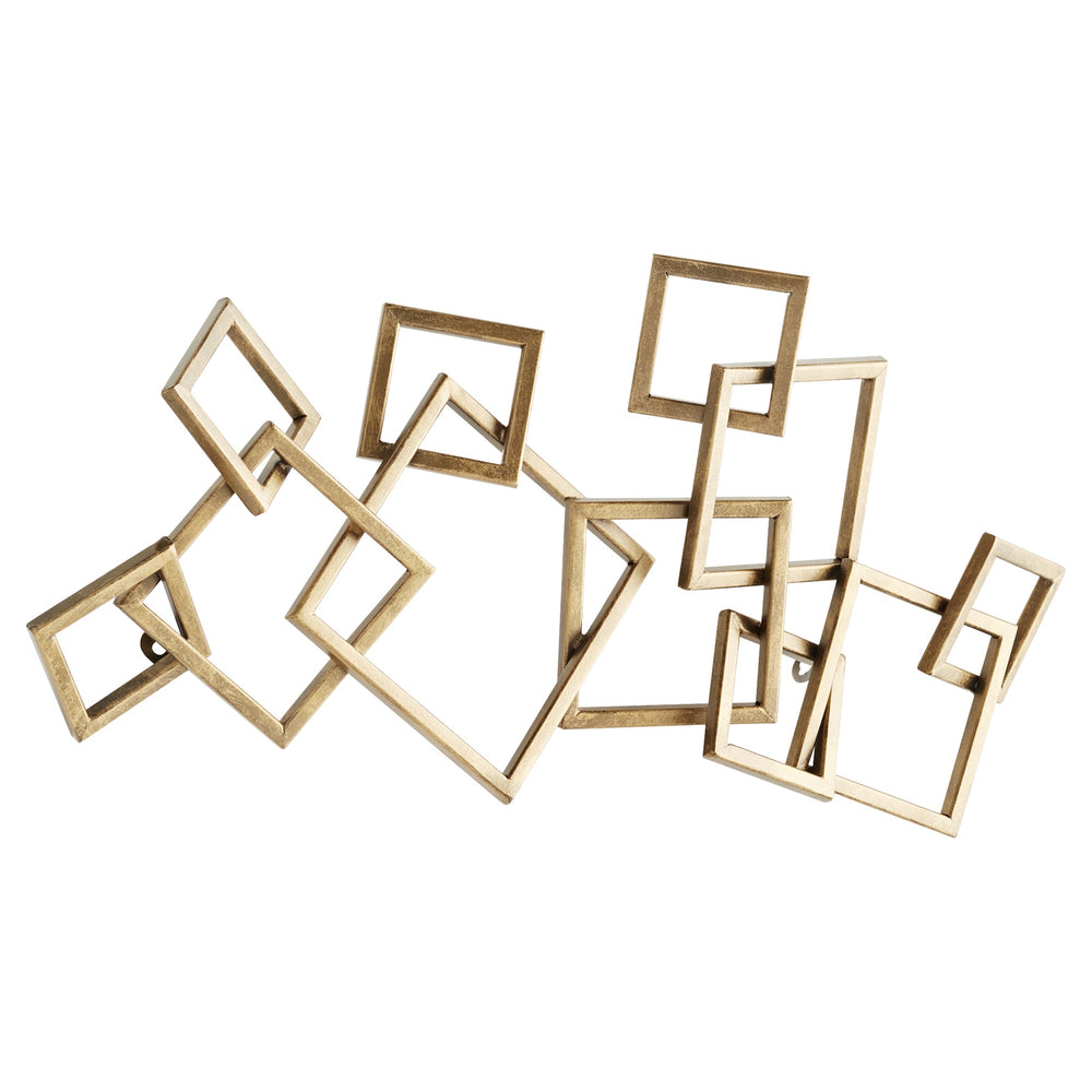 Soft Symphony Wall Decor | Antique Brass